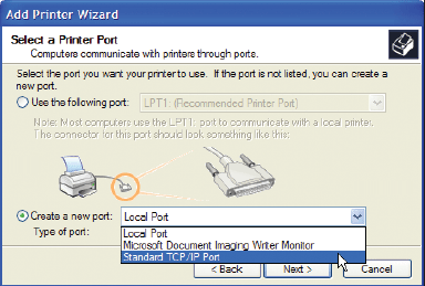 IP-режим позволяет настроить печать с корпоративного ноутбука на принтере, подключенном через Интернет или находящемся в вашей домашней сети