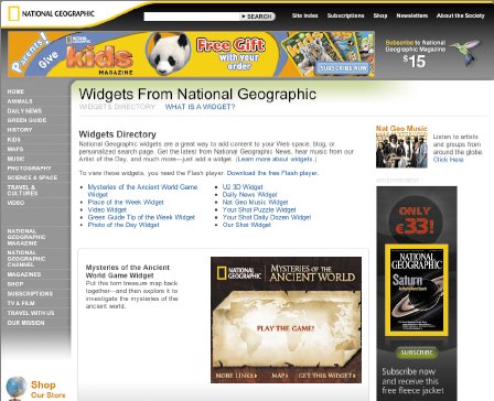В National Geographic считают, что виджет с головоломкой — недорогой и практически не требующий усилий способ выйти на страницы таких сайтов, как Facebook