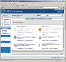 Программное обеспечение Service Request Management, вместе с другими продуктами, такими как инструментарий управления запросами к службе технического сопровождения BMC Action Request System и базы конфигурационного управления BMC Atrium CMDB, позволяет создать каталог ИТ-сервисов