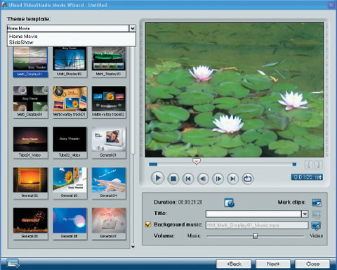 Мастер создания фильма в Ulead Video Studio 11 Plus