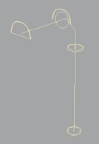 Рис. 6. Расположение сечений светильника