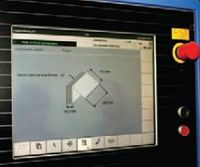 Основные настройки вводятся с сенсорного пульта управления, установленного на поворотной штанге