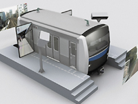 В симуляторе видео объединено с компьютерной графикой, что позволяет воспроизвести все детали, присутствующие на панели управления реального поезда. В системе воспроизводятся все звуки, которые обычно слышит машинист, в том числе объявления, транслируемые в вагонах, шум проезжающих машин и другие звуки, сопровождающие движение поезда, например, звук торможения