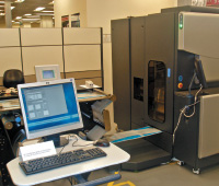 Экспозиция, на которой демонстрировалась и HP Indigo ws6000, была развёрнута прямо в цехах одного из двух сборочных производств HP Indigo