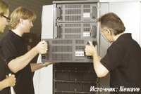 Рисунок 2. Производительность системы ИБП легко повышается с помощью дополнительных модулей. 