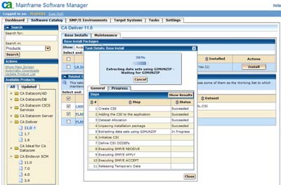 В рамках инициативы CA Mainframe 2.0 предусматривается унификация административного пользовательского интерфейса 