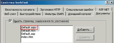 Экран 3. Страница сайта по умолчанию