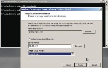 Загрузка образа операционной системы на WDS-сервер