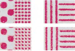Смазывание (вверху) и шаблонирование (внизу) могут быть связаны с неверным подбором толщины прокладки, некачественной обработкой и слишком сильным натиском