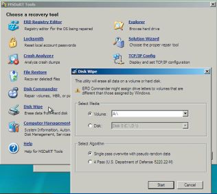 Утилита Disk Wipe