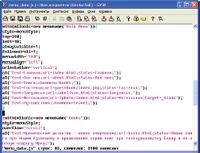Редактор gVim — очень дружественный 