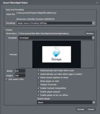 Вставка в сайт видео с Silverlight-плеером 
