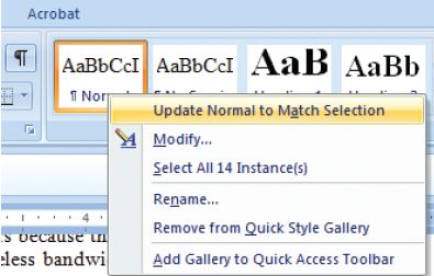 Для настройки шрифта по умолчанию в приложении Word 2007 наберите выбранным шрифтом какой-нибудь текст , выделите его, щелкните правой кнопкой мыши на стиле «Обычный» и настройте его в соответствии со сделанным вами выбором 