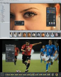 Наибольшая эффективность в полноэкранном режиме, когда пользователь остаётся наедине с изображением. Дополнительные функции вызываются клавиатурными сокращениями, можно воспользоваться всплывающими панелями