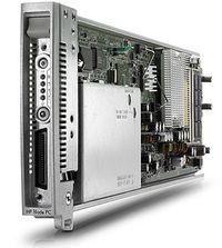 В одной стойке можно разместить разместить 280 лезвий HP BladeSystem bc2800 или bc2200 