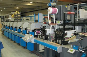 Печатная машина Gallus в офсетной типографии Benson Box