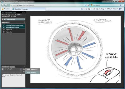Технология SketchFlow позволит дизайнерам прямо перед заказчиками создавать прототипы конструируемых объектов 