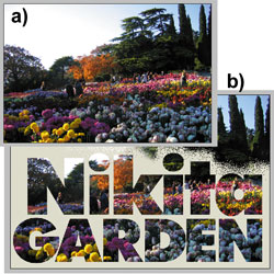 Рис. 1. Изображение в тексте: а — исходное фото; 