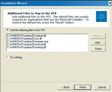 Экран 3. Добавление файлов в виртуальную файловую систему