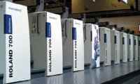 Еще до начала выставки на Roland 700 DirectDrive был установлен мировой рекорд по количеству отпечатанных за сутки тиражей