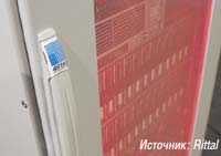 Рисунок 3. Стеклянные двери в качестве сигнализации. 