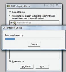 Запуск утилиты Scanost