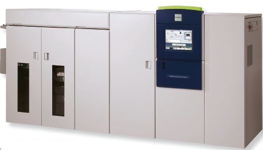  ЦПМ Xerox 650/1300 CF (Continuous Feed, с непрерывной подачей) относится к бесконтактному типу— не нагревает бумагу и не применяет к ней давление