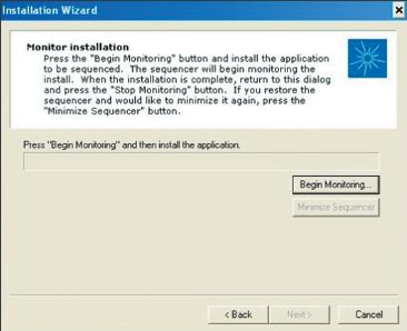 Экран 1. Диалоговое окно Monitor installation для приведения к последовательному виду Acrobat Reader