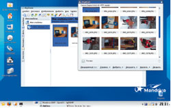 Mandriva 7 умеет размещать на Рабочем столе ярлыки для съемных носителей, а для фотоаппаратов предложит еще и ссылку на фотоальбом