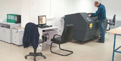 На системе CtFP EskoArtwork CDI Spark 4835 специалисты фирмы выводят большую часть всех заказываемых флексографских форм. Аналоговый процесс применяется лишь при изготовлении пластин большой толщины