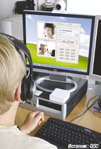 Рисунок 1. NGN позволяют предоставлять услуги Triple Play. Здесь изображена видеотеле-