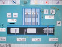 В управлении линией используются сенсорный дисплей и ручные регулировки