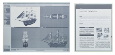 Считается, что качество изображения на экранах на базе электронной бумаги превышает газетное 