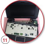 Устанавливаем модуль памяти и собираем нетбук в обратной последовательности