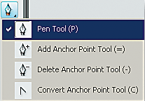 Рис. 4. Группа инструментов Pen