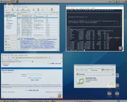 Загоните мышку в угол, и все окна уменьшатся ровно настолько, чтобы стройными рядами разместиться на экране, не заслоняя друг друга