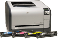 Сетевой принтер Color LaserJet CP1515n благодаря новому тонеру ColorSphere передает более богатую цветовую гамму