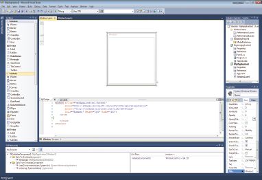 Рис. 1. Экран Visual Studio 2010