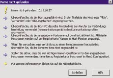 Рисунок 1. Netop Remote Control предоставляет обширную справку, если по каким-либо причинам не удалось организовать соединение.