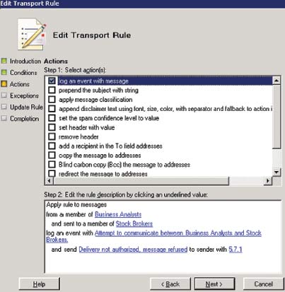 Экран 6. Создание правила для брандмауэра предназначения