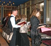 Перед церемонией в фойе была организована выставка работ, вошедших в шорт-лист