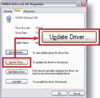 Рис. 1. Установка новейшего графического драйвера поможет ускорить воспроизведение изображений и избежать неприятностей