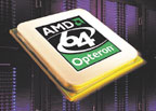 Рисунок 1. Четырехъядерный процессор Opteron от AMD появился на рынке во второй половине года.