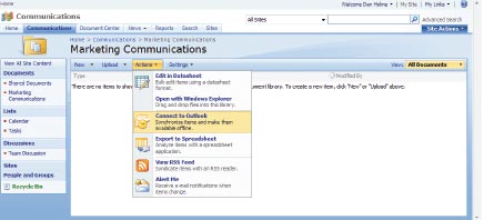 Экран 5 . Действия с библиотекой документов