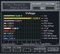 Утилита Biostar T-Series Overclock 3 позволяет осуществлять разгон процессора, ОЗУ и шины HyperTransport прямо из операционной системы