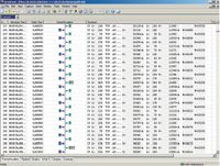 Рисунок 1. Анализатор OmniPeek от WildPackets определяет время отклика отдельных потоков приложения.