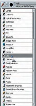 Инструменты из категории Natural-Media— уникальные цифровые кисти, материалы и текстуры для художественного оформления, мастерски имитирующие внешний вид и впечатления, создаваемые их реальными прототипами
