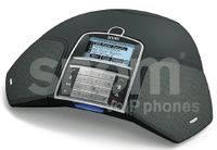 Рисунок 4. Snom Technology предлагает решение для проведения телефонных конференций с качеством Hi-Fi и без сложных кодов коммутации. Это достигается путем интеграции службы для проведения аудиоконференций ZipDX в конференц-телефон Snom Meeting Point, а также во все другие телефоны Snom, поддерживающие корпоративную технологию Klar Voice. 