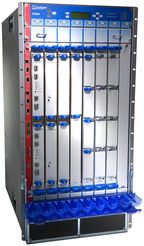 В единый виртуальный узел уровня ядра сети можно объединить до 16 маршрутизаторов T1600 