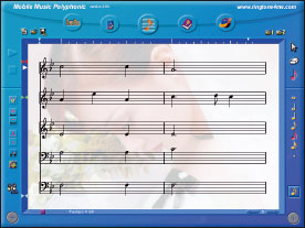 Mobile Music Polyphonic: рингтон можно написать и с чистого листа